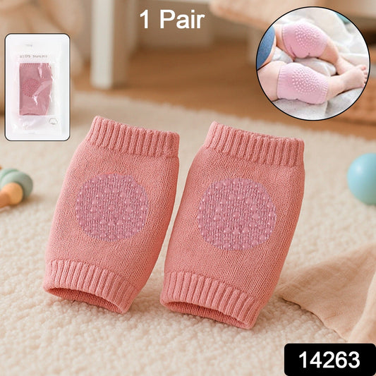 Winter Pink Wool Knee Warmers for Toddlers