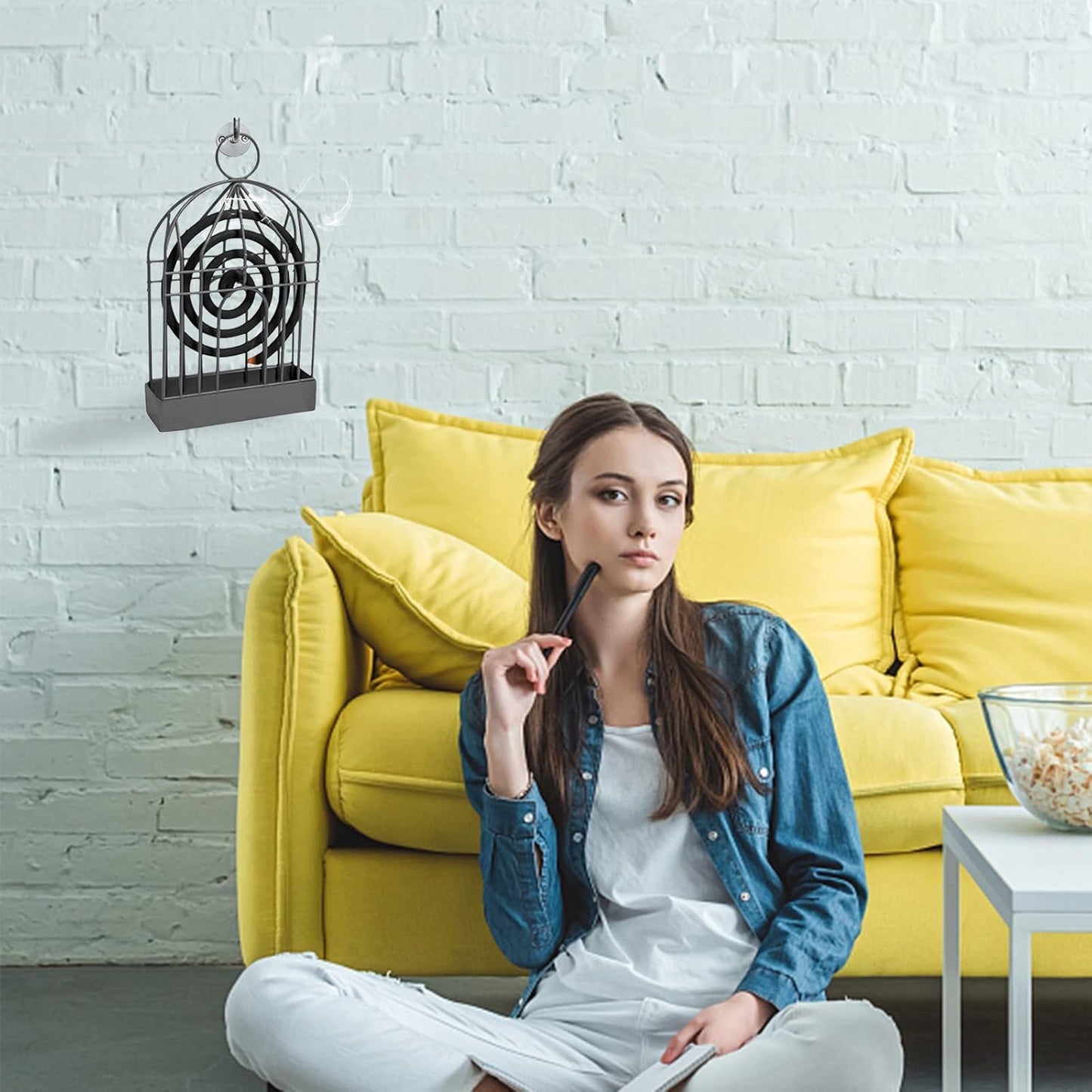 Mosquito Coil Holder, Vintage Style Durable Household Mosquito coil Stand for Office Home