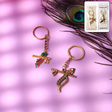 Peacock Flute Keychain Set (2 Pc Mix Design)