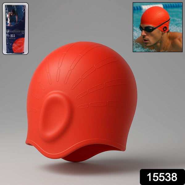 Knx Professional Silicone Swimming Cap (1 Pc)