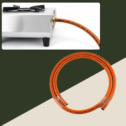 Mishra's 5-Piece Multipurpose LPG Kitchen Combo Set with Gas Pipe, Cylinder Trolley, Knife, Lighter & Peeler